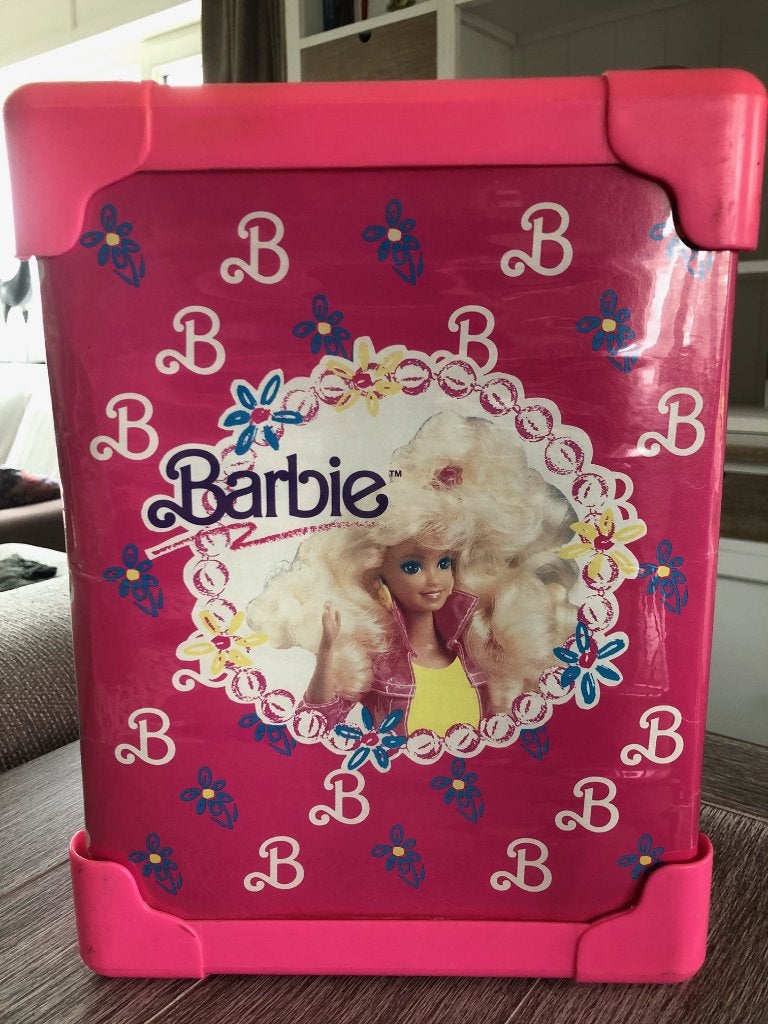 Vintage Barbie 1991 | Deluxe poppenkoffer, Kinderen en Baby's, Speelgoed | Poppen, Ophalen of Verzenden, Gebruikt, Barbie