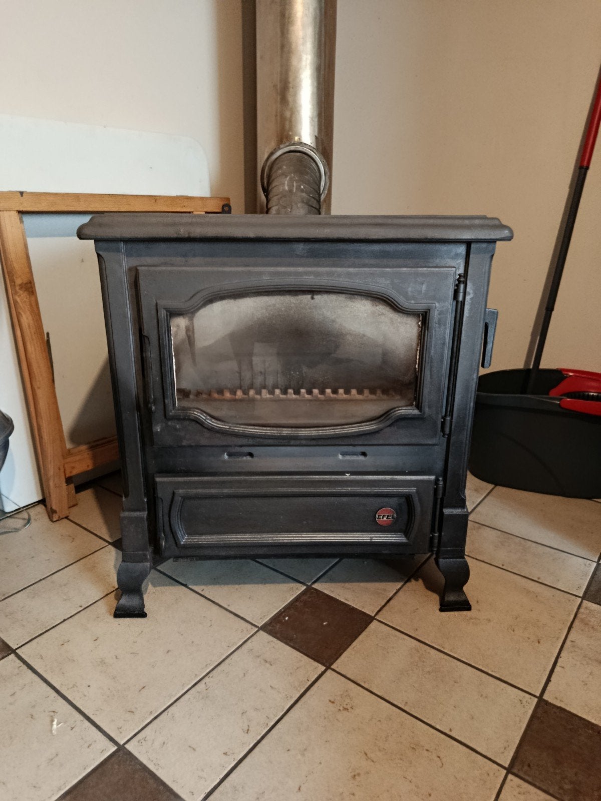 Poêle charbon / bois, Maison & Meubles, Poêles, Bois, Enlèvement