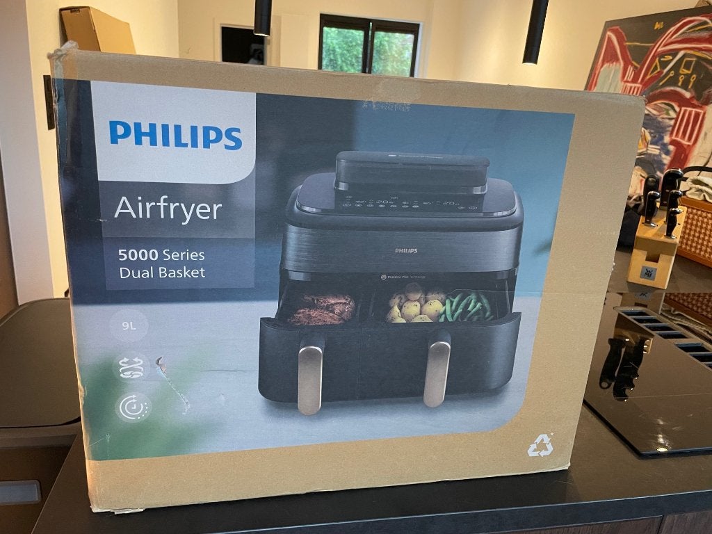 Airfryer Philips dubbele mand, Ophalen, Nieuw, Airfryer XL