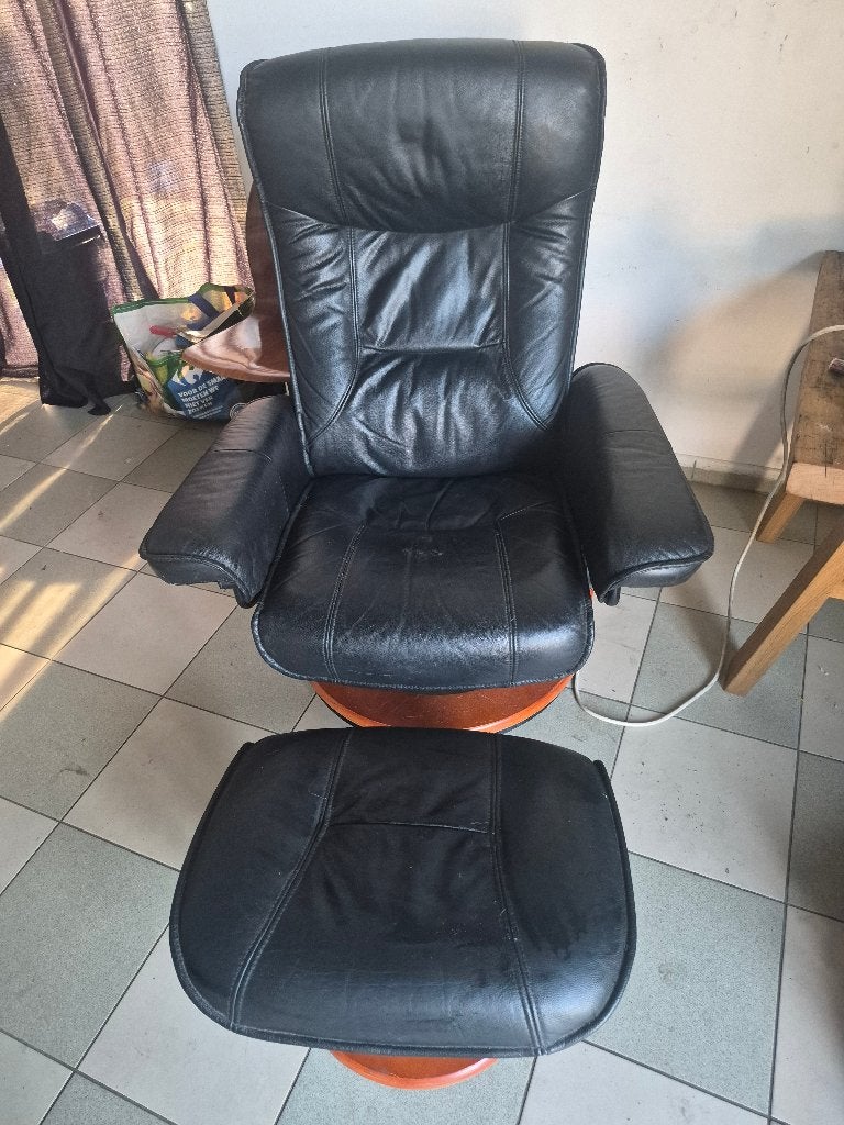 Stresless stoel, Maison & Meubles, Canapés | Salons, Enlèvement, Utilisé, Une personne, Bois