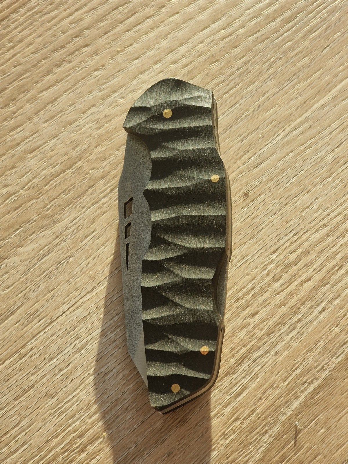 Handgemaakt Zakmes 4034 Staal, Caravans en Kamperen, Kampeergereedschap, Verzenden, Nieuw