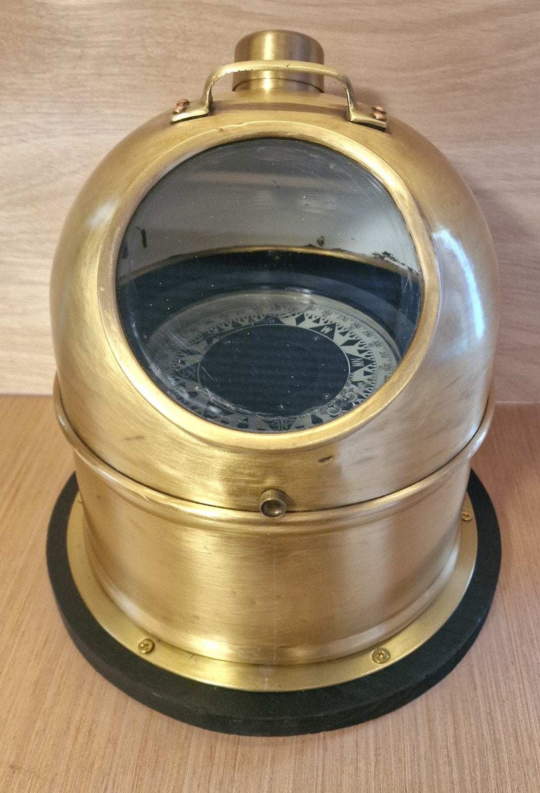 Japans scheepskompas Nunotani P‑5 1964, Verzamelen, Scheepvaart, Gebruikt, Gebruiksvoorwerp, Ophalen of Verzenden