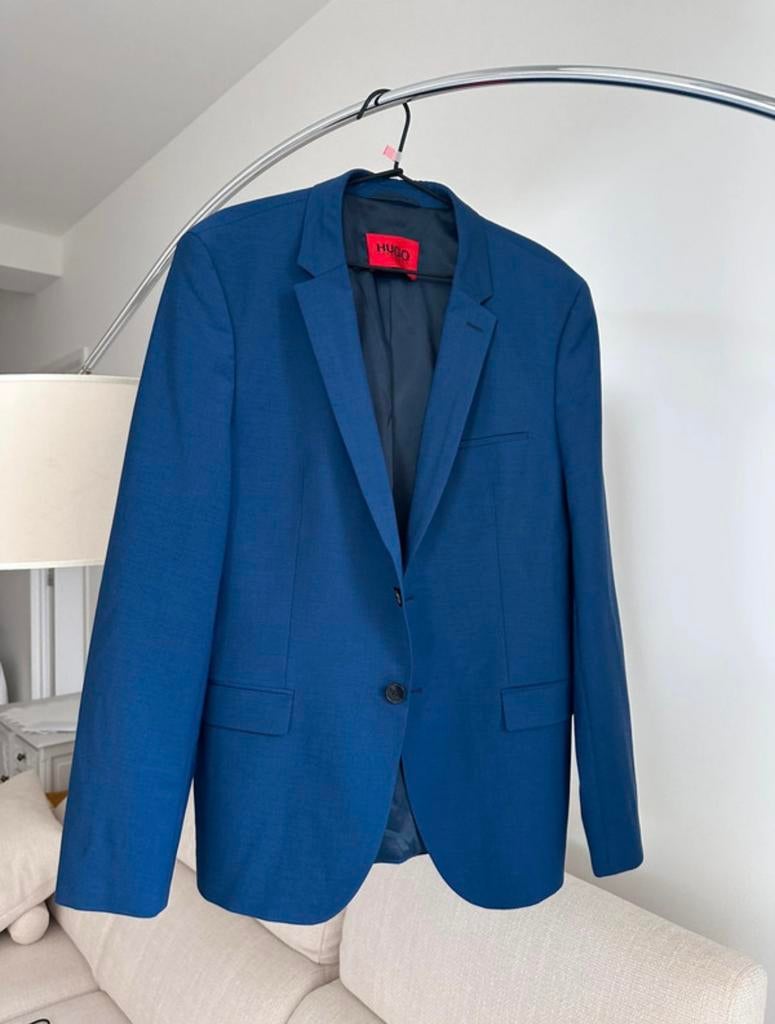Hugo Boss Blazer, Vêtements | Hommes, Costumes & Vestes, Enlèvement ou Envoi, Comme neuf, Taille 52/54 (L), Bleu