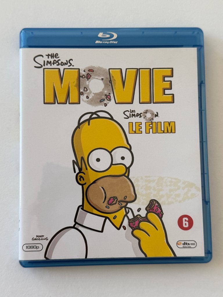 The Simpsons Movie (Blu-ray), CD & DVD, À partir de 6 ans, Enlèvement ou Envoi, Dessins animés et Film d'animation, Néerlandais