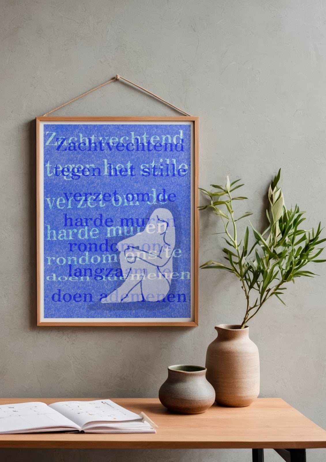 Poster A4 - Comme les murs qui t'entourent, Envoi, Neuf