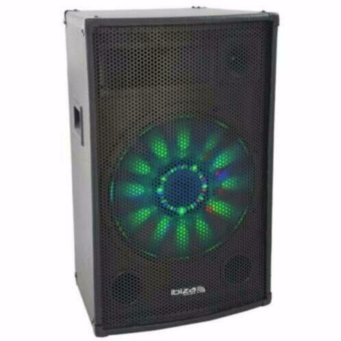 Ibiza Sound X-LED8 Disco Speaker met LED B-2186, Enlèvement ou Envoi, Neuf, Autres types