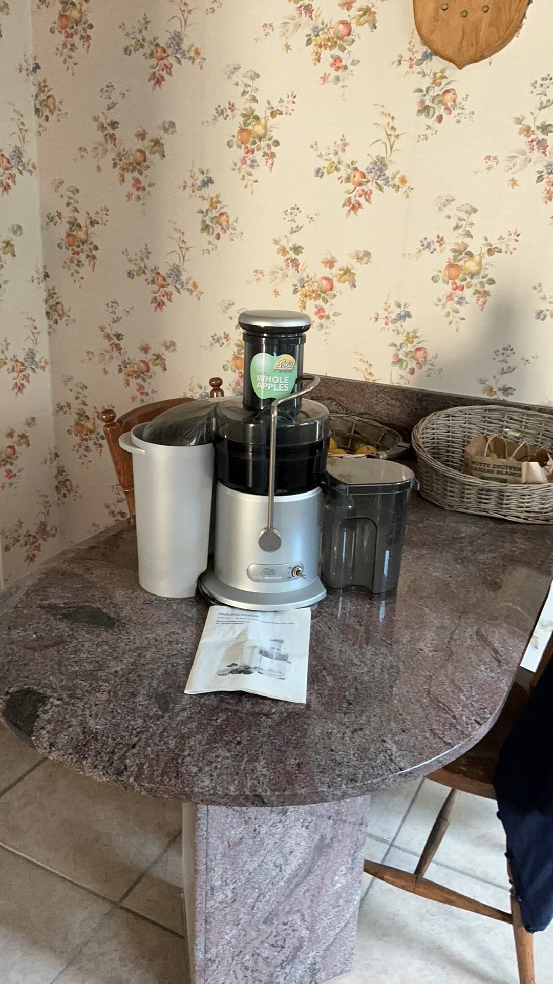 Solis juice fountain type 842, Ophalen of Verzenden, Gebruikt, Elektrisch, Sapcentrifuge