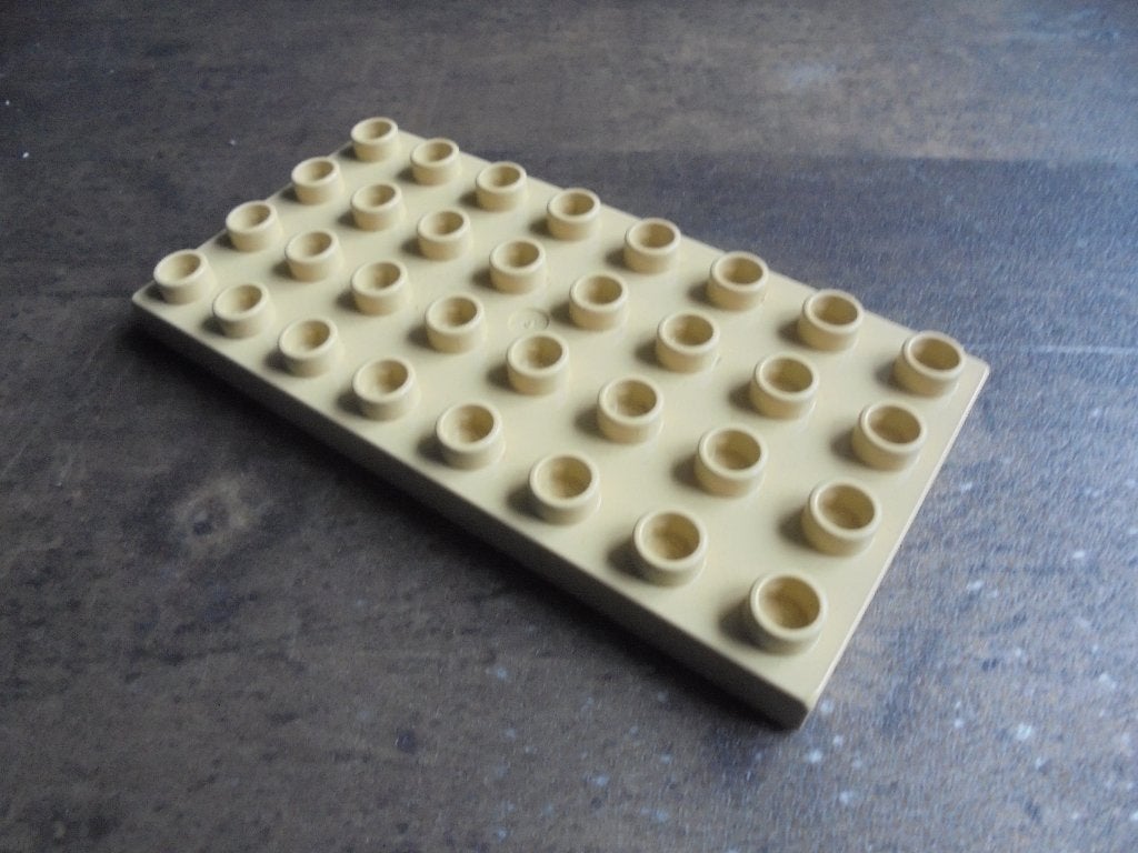 Lego Duplo Baseplate 4x8 (zie foto's) 6, Ophalen of Verzenden, Gebruikt, Losse stenen, Duplo