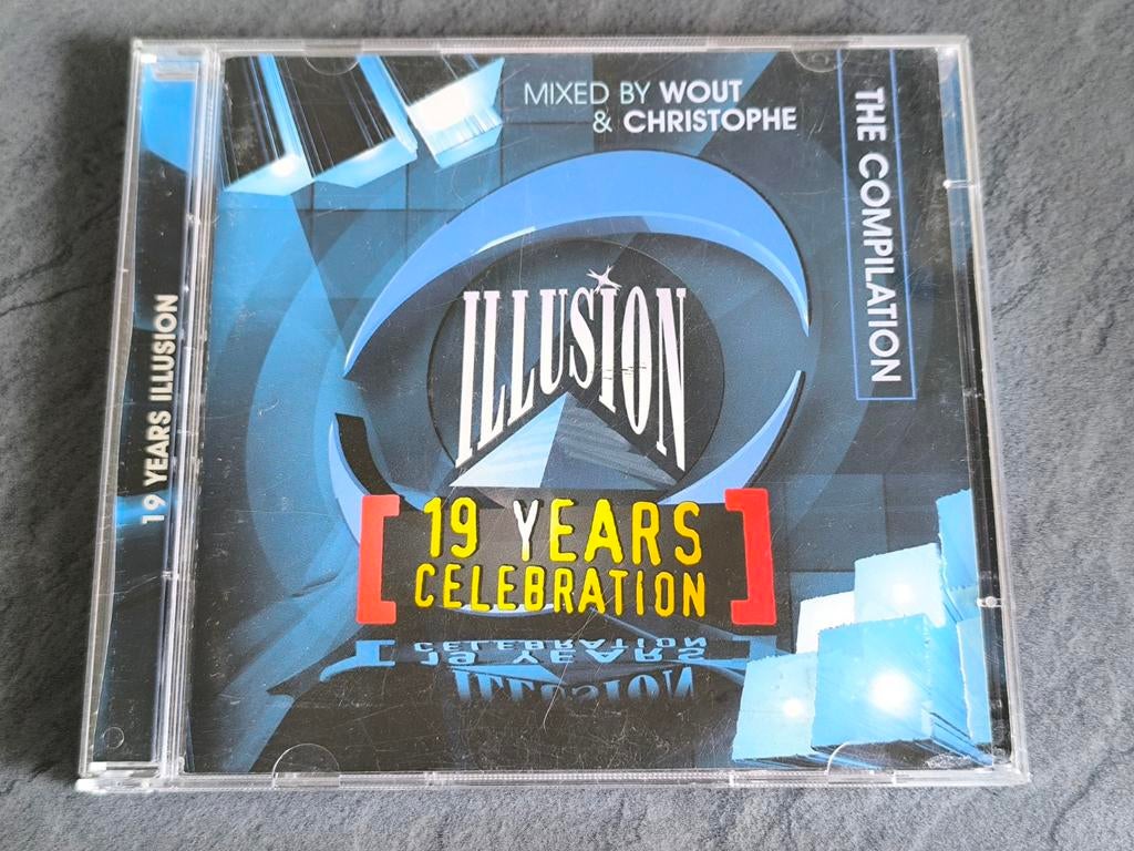 2 CD Illusion, 19 Years Célébration, Cd's en Dvd's, Cd's | Dance en House, Ophalen of Verzenden, Gebruikt