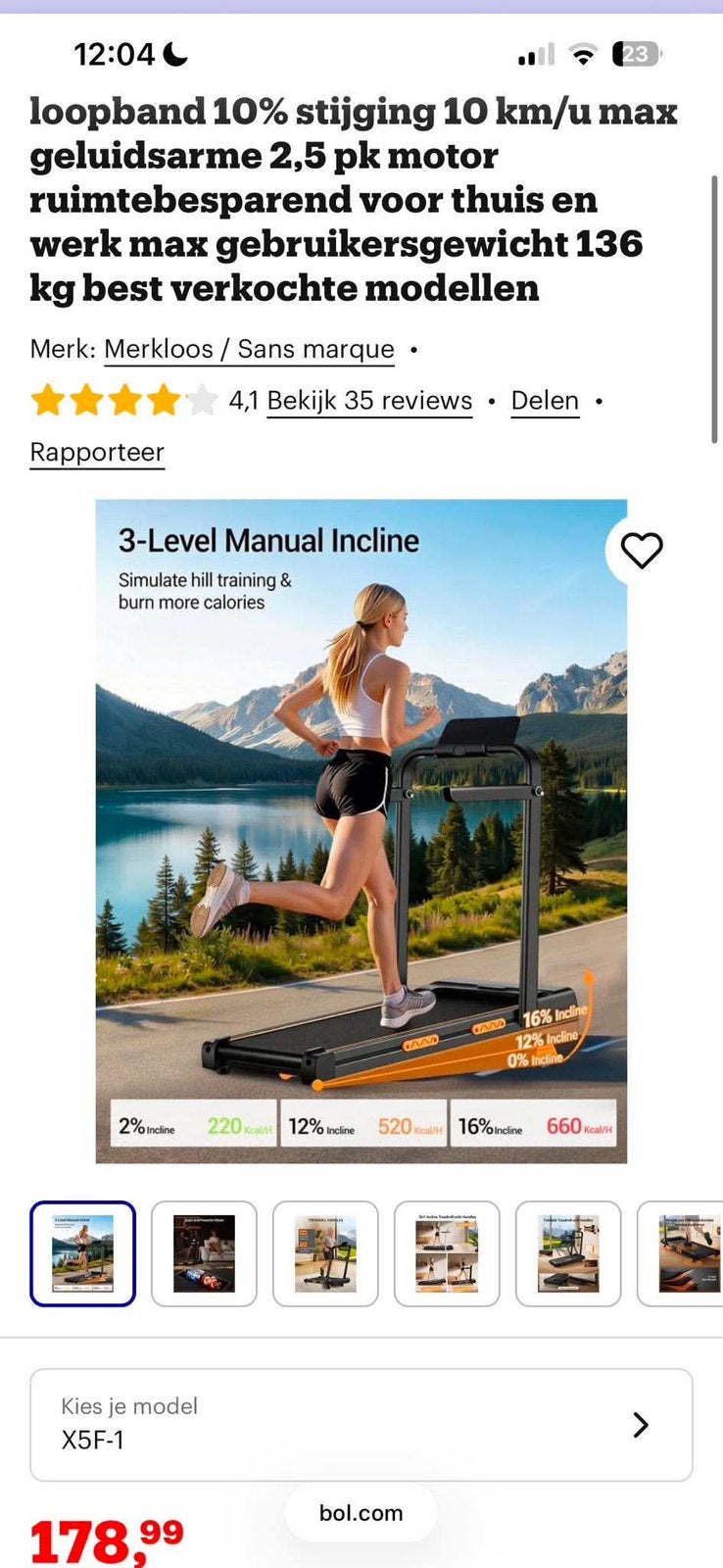 Loopband, Enlèvement, Tapis roulant
