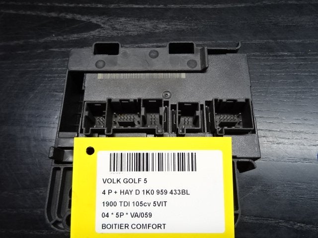 ORDINATEUR GESTION CONFORT Golf V (1K1) (1K0959433BL), Volkswagen, Volkswagen AG, Utilisé, Kundenbetreuung@volkswagen.de