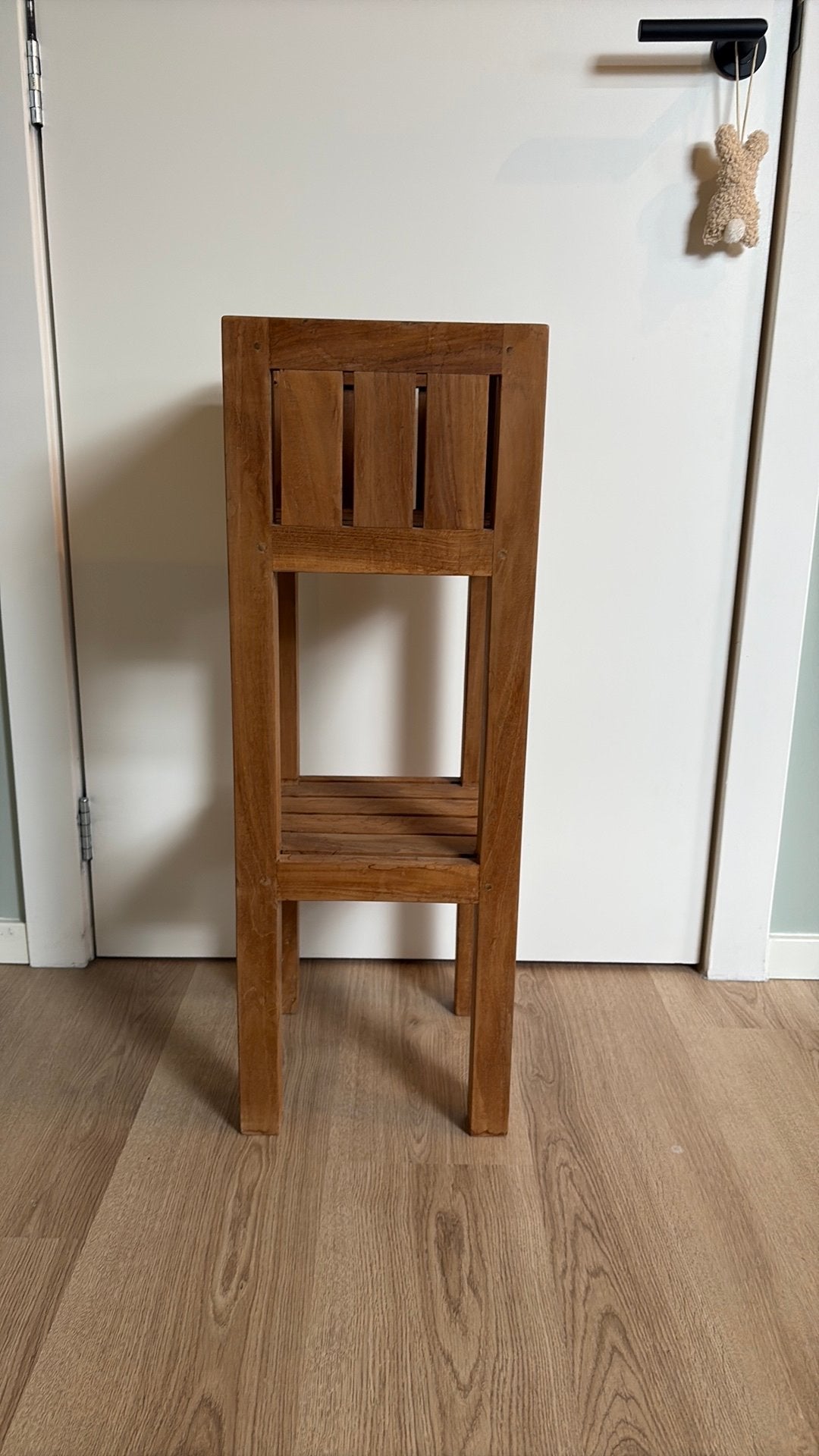 Plantenstaander in teak, Huis en Inrichting, Ophalen, Gebruikt