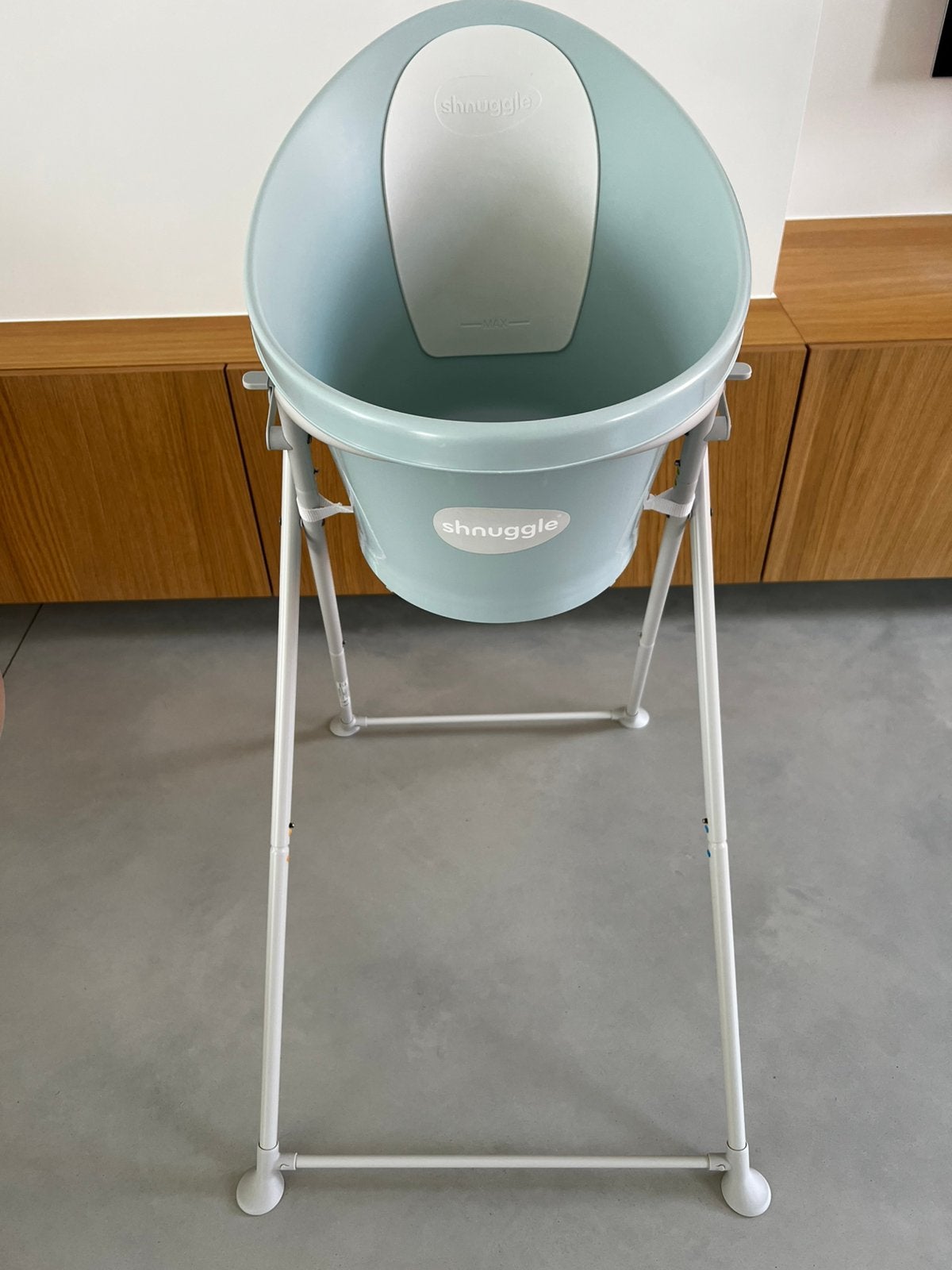 Shnuggle bad + badstaander, Kinderen en Baby's, Badjes en Verzorging, Gebruikt, Badje, Overige merken, Standaard, Ophalen