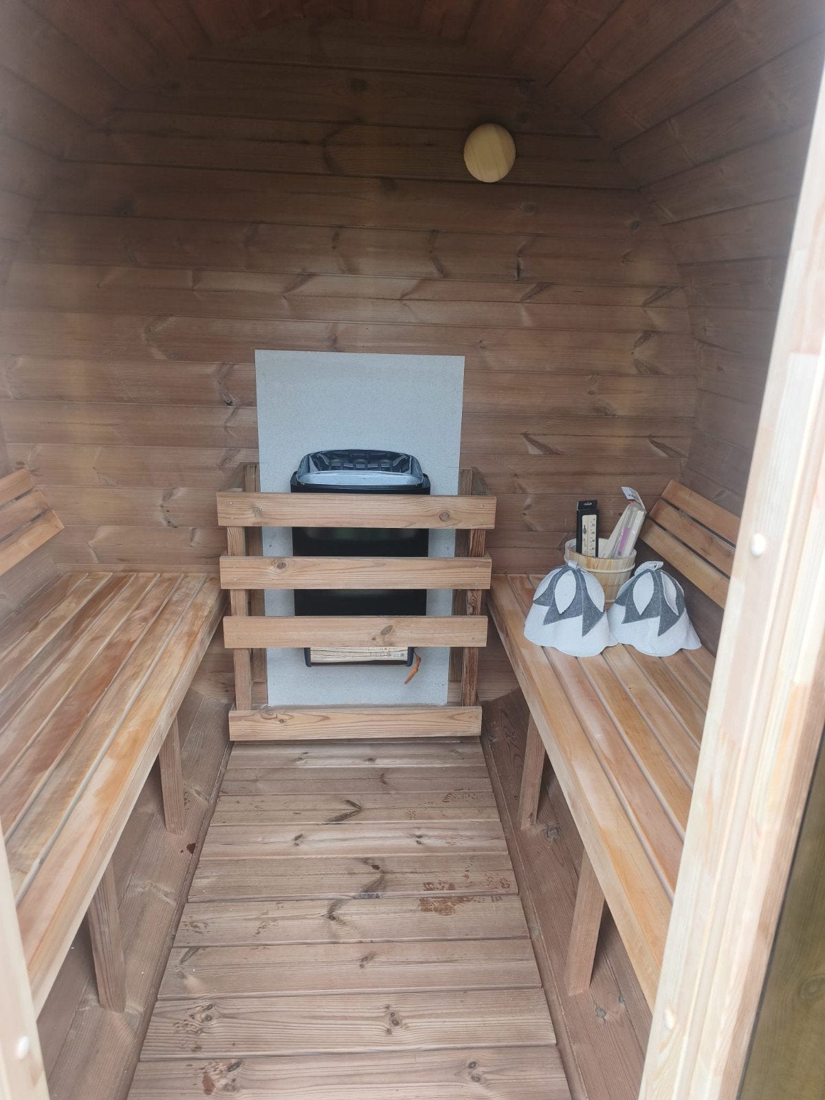 Livraison et installation gratuites du sauna 2M Barrel, Enlèvement ou Envoi
