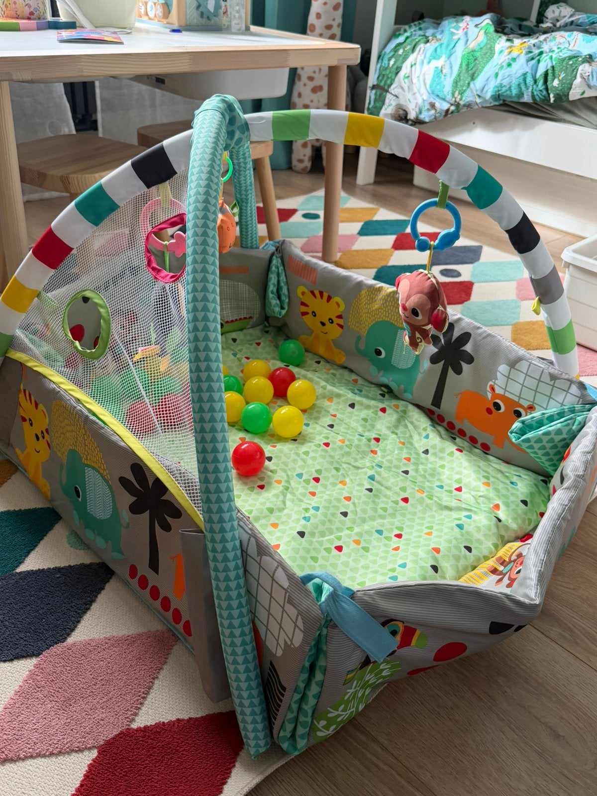 Tapis de jeu de gym pour bébé, Enfants & Bébés, Enlèvement, Comme neuf
