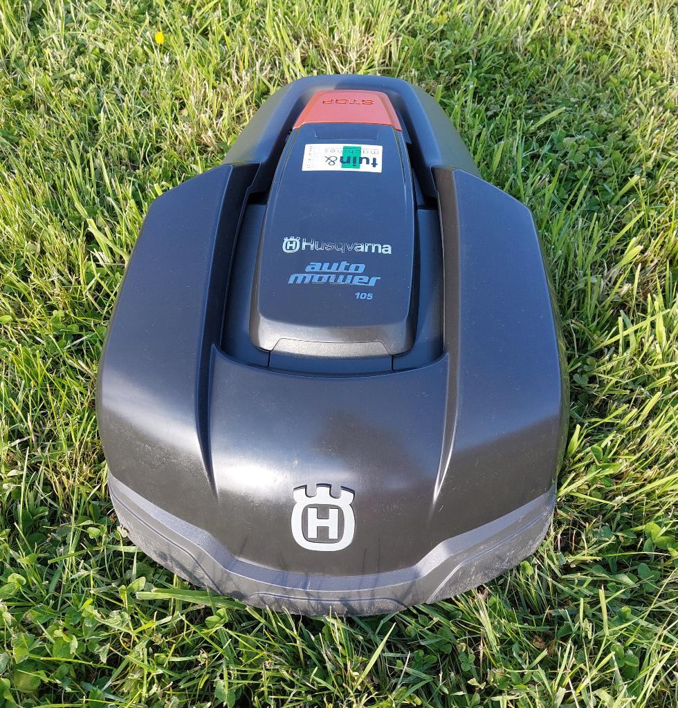 Husqvarna Automower 105 avec garage, Enlèvement, Utilisé, Husqvarna