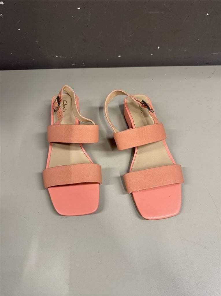 Clarks Sandalen seren 25 Licht Koraal Leer maat 38, Ophalen of Verzenden, Nieuw