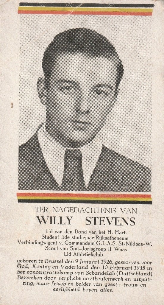Oorlog 1940-45 concentratiekamp Willy Stevens, Verzamelen, Ophalen of Verzenden