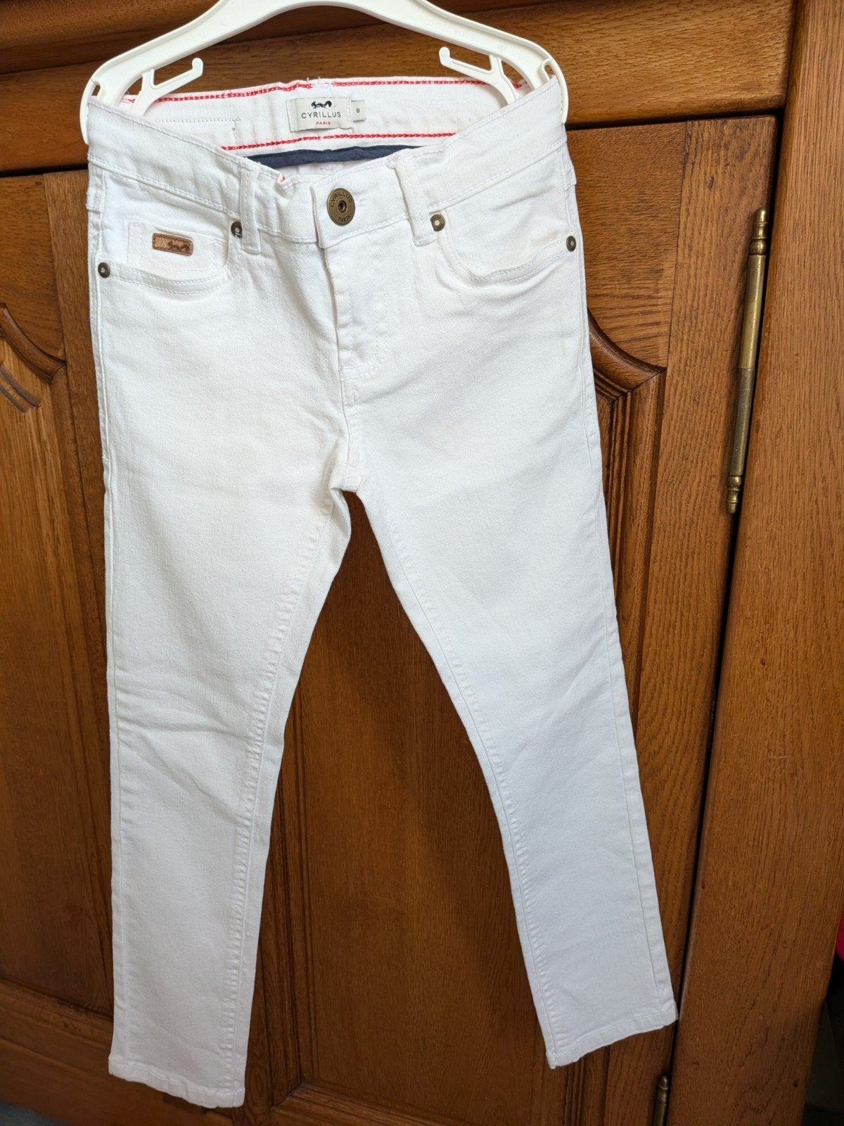 Jean blanc Cyrillus taille 8 ans, Enlèvement ou Envoi