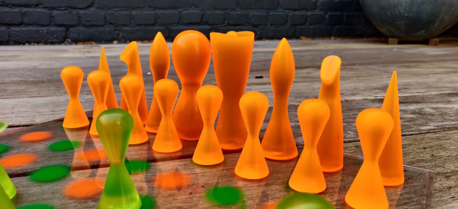 jeu d'échecs - design - Karim Rashid, 1 ou 2 joueurs, Enlèvement ou Envoi, Utilisé