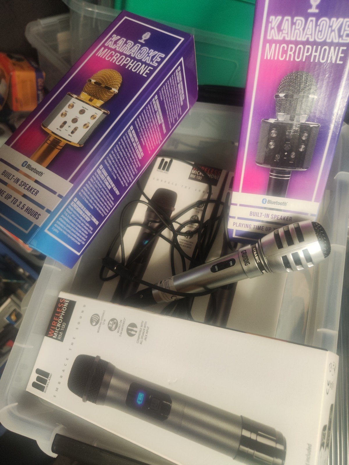 Lot Karaoké : 5 Micros sans fil (Bluetooth & Récepteurs), Ophalen, Nieuw