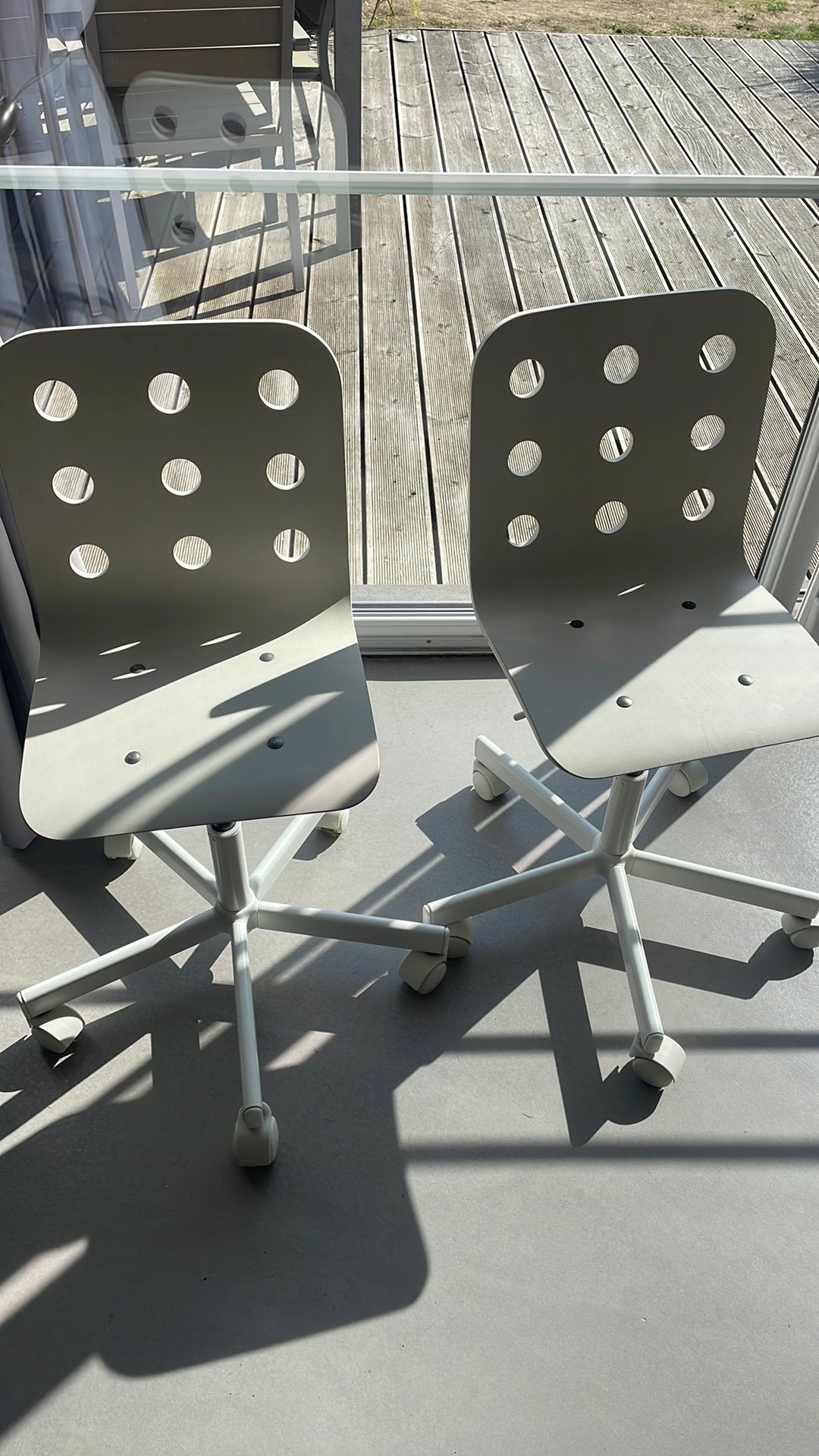 Lot de 2 chaises de bureau enfant, Enlèvement, Utilisé