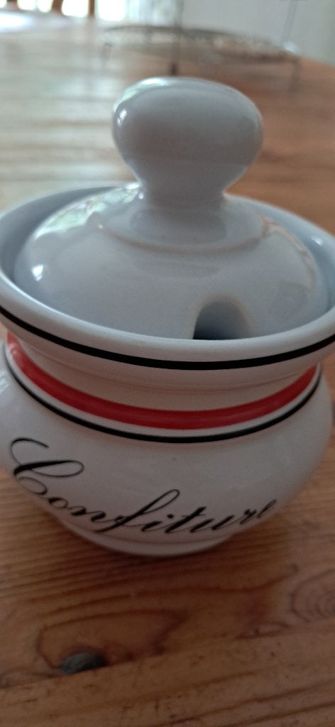 Porseleinen jampot vintage, Antiek en Kunst, Ophalen
