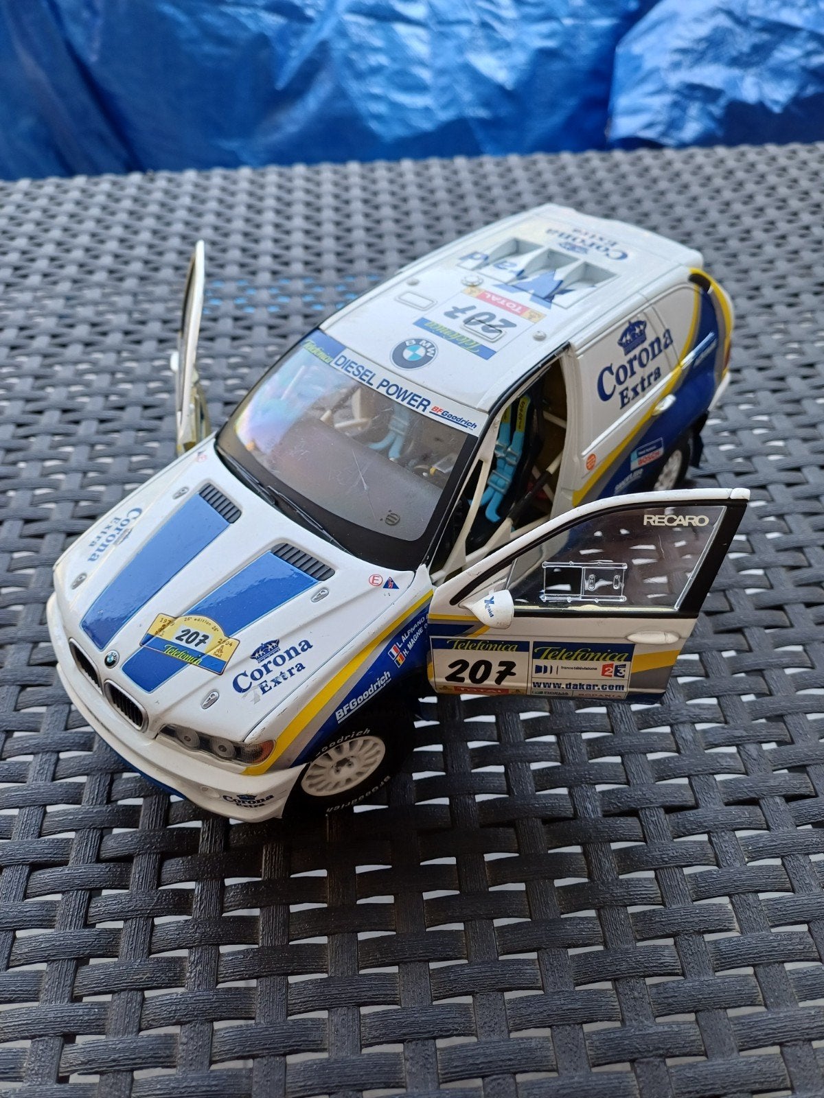 BMW rally Solido 1/18, Ophalen of Verzenden, Solido