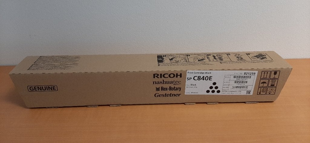 RICOH C840E TONERKIT ZWART BLAUW GEEL ROOD, Ophalen of Verzenden, Nieuw, Toner