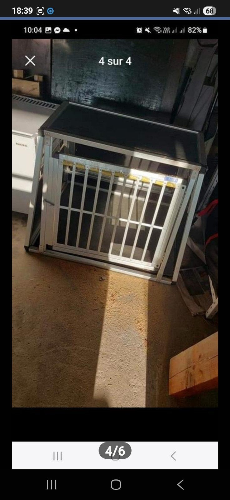 Cage de transport animaux, Enlèvement