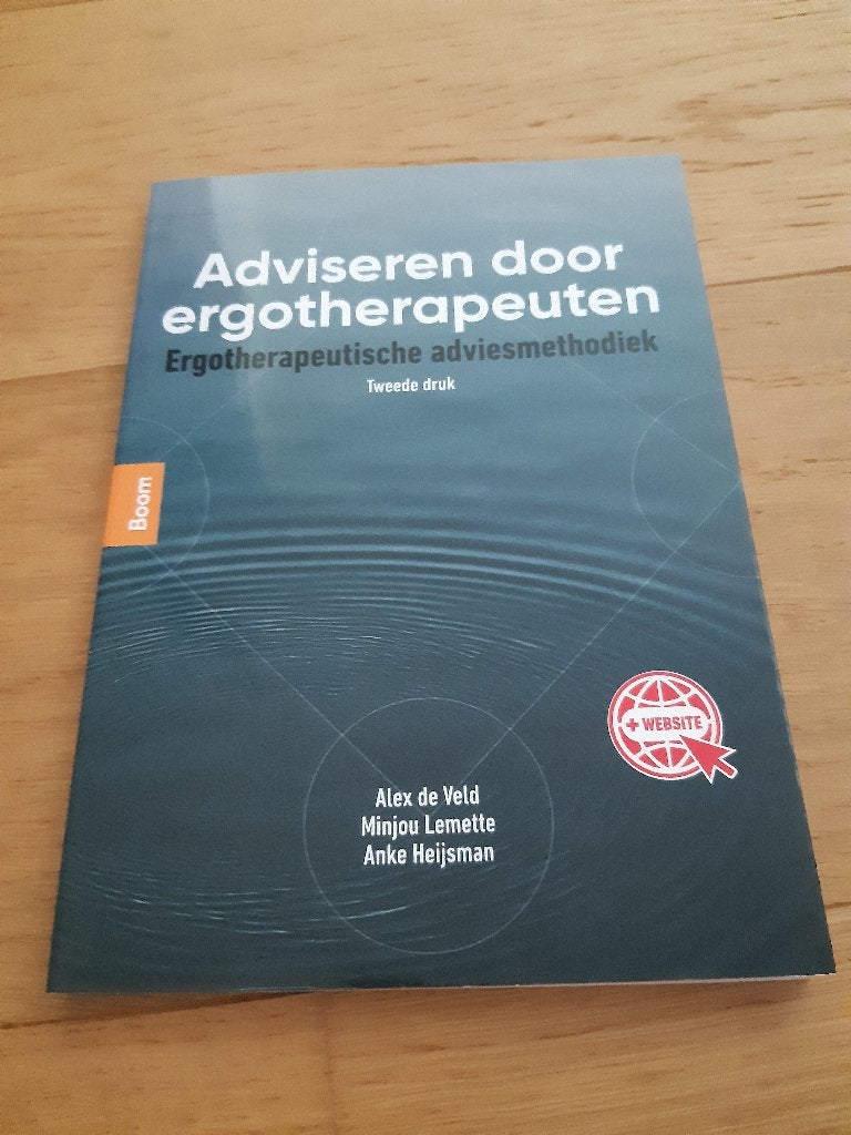 Adviseren door ergotherapeuten, Ophalen, Boom, Nieuw, Hogeschool