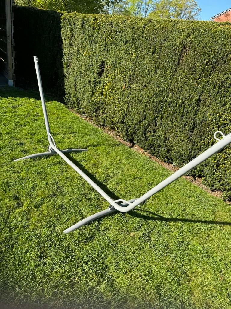 Hangmat met staander ikea, Ophalen, Gebruikt, Eenpersoons, Buiten