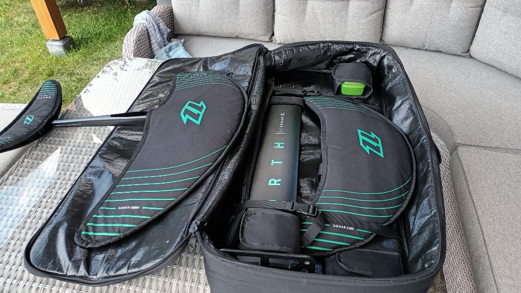 STRIKE V3 7M CSW  / NORTH SONAR 1500 + 1150 SET, Watersport en Boten, Wingsurfen, Zo goed als nieuw, Wingsurfset, Ophalen