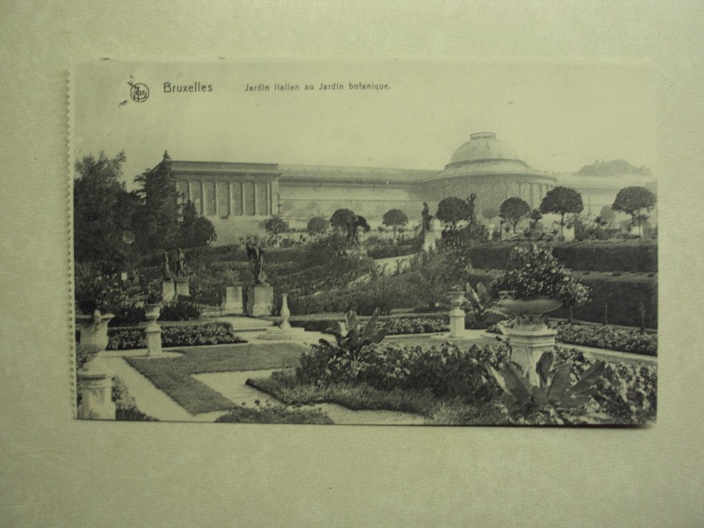55670 - BRUXELLES - JARDIN ITALIEN AU JARDIN BOTANIQUE, Envoi