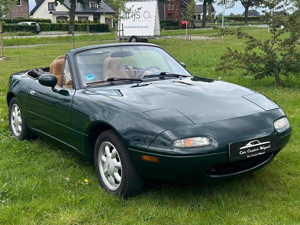 Mazda MX5 NA 1.6i, Autos, Cuir, Beige, Entreprise, 2 portes