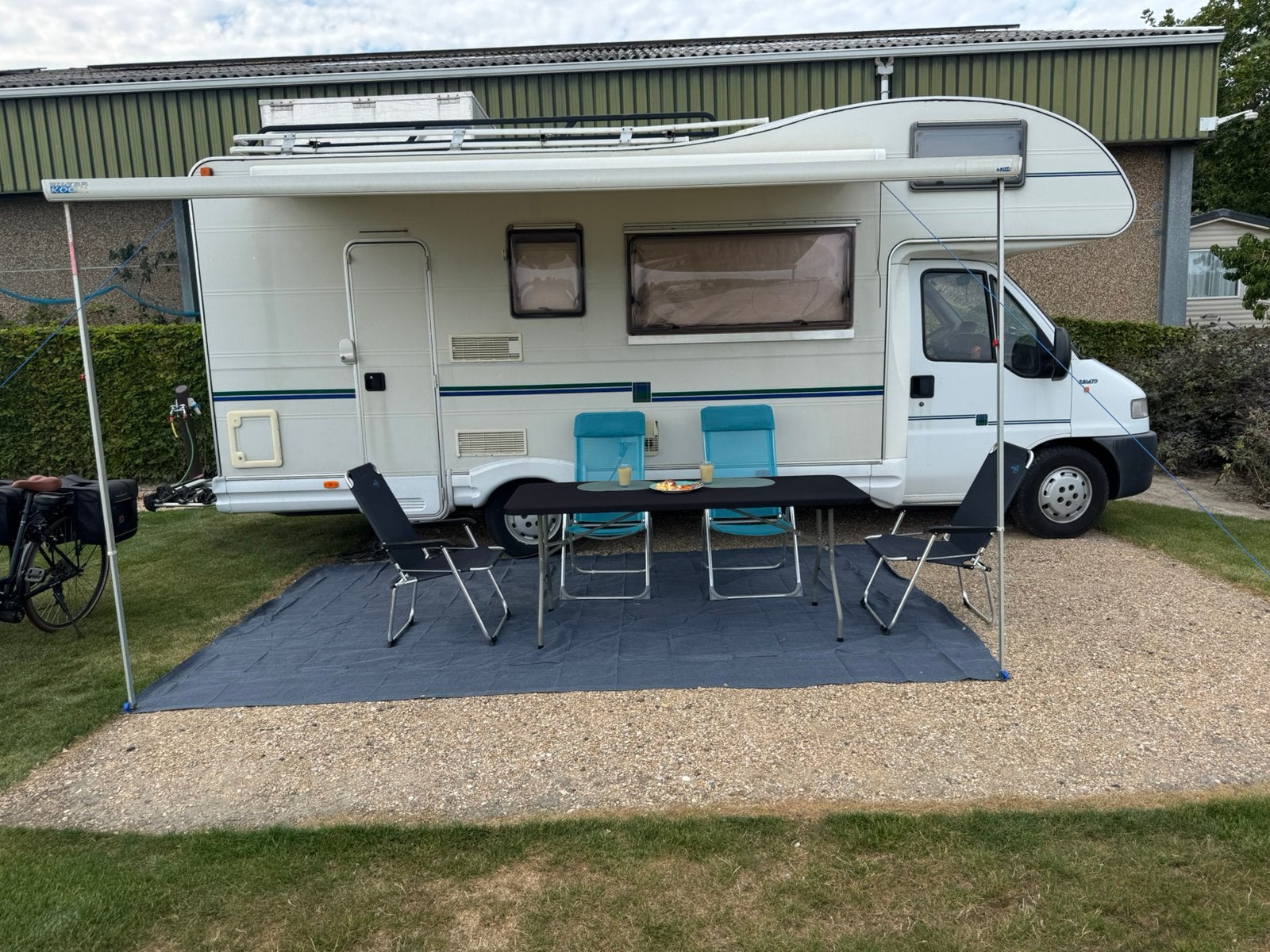 Fiat Ducato 6 personen klaar voor inschrijving, Caravans en Kamperen, Mobilhomes, Alkoof, Fietsendrager, Bedrijf, Diesel