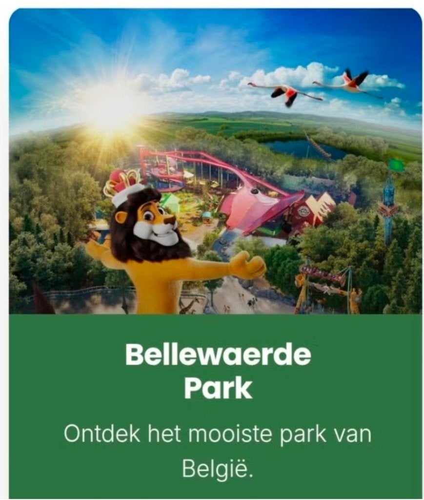 4x toegangstickets Bellewaerde Park, Tickets en Kaartjes