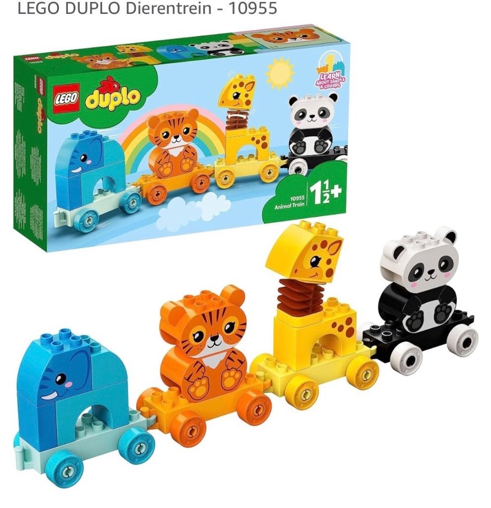 Duplo dieren speelgoedtrein 1+, Ophalen, Gebruikt, Duplo