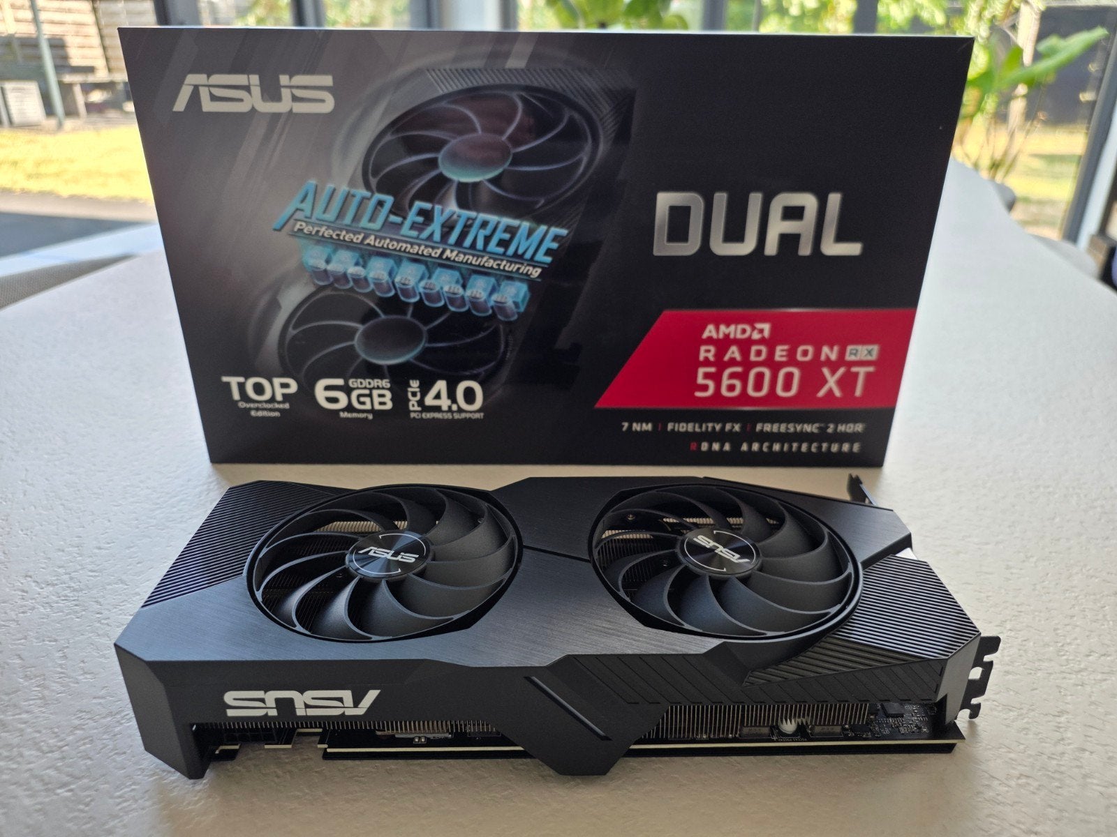 ASUS Dual Radeon RX 5600 XT EVO TOP 6GB (In perfecte staat!), Computers en Software, Videokaarten, Ophalen of Verzenden, GDDR6
