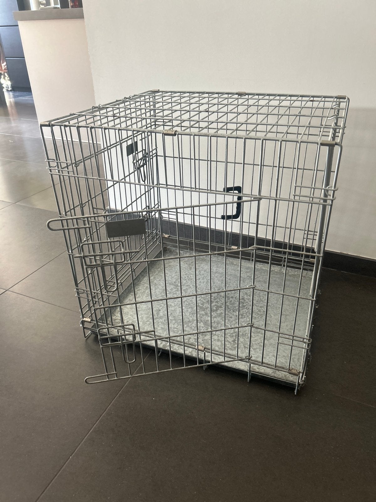 Hondenbench, opvouwbaar, gratis, Dieren en Toebehoren, Ophalen, Gebruikt