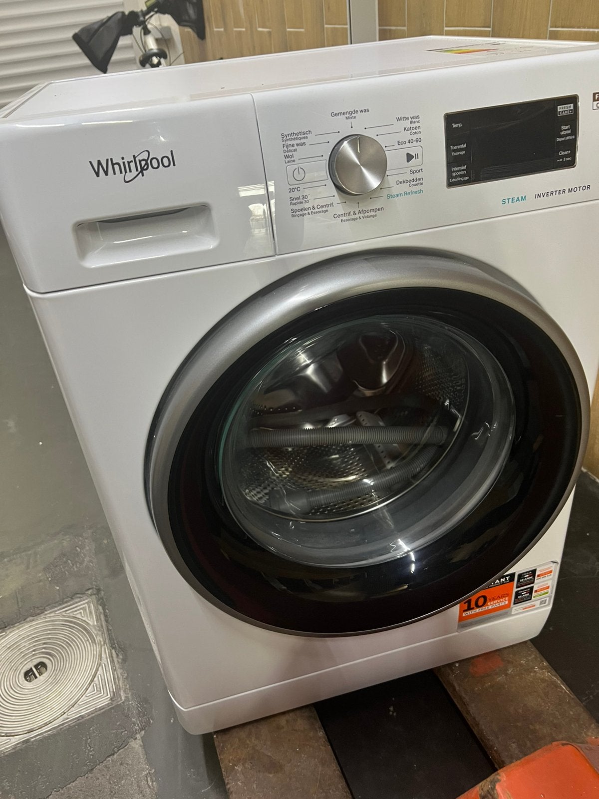 Aussi bon qu'une machine à laver neuve, Enlèvement, Comme neuf