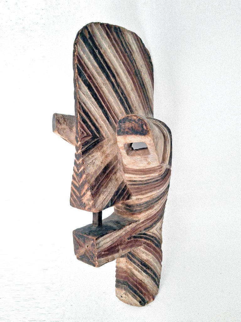 Kifwebe Songye masker, Antiek en Kunst, Kunst | Niet-Westerse kunst, Hout, Afrika, Ophalen of Verzenden, Geschilderd