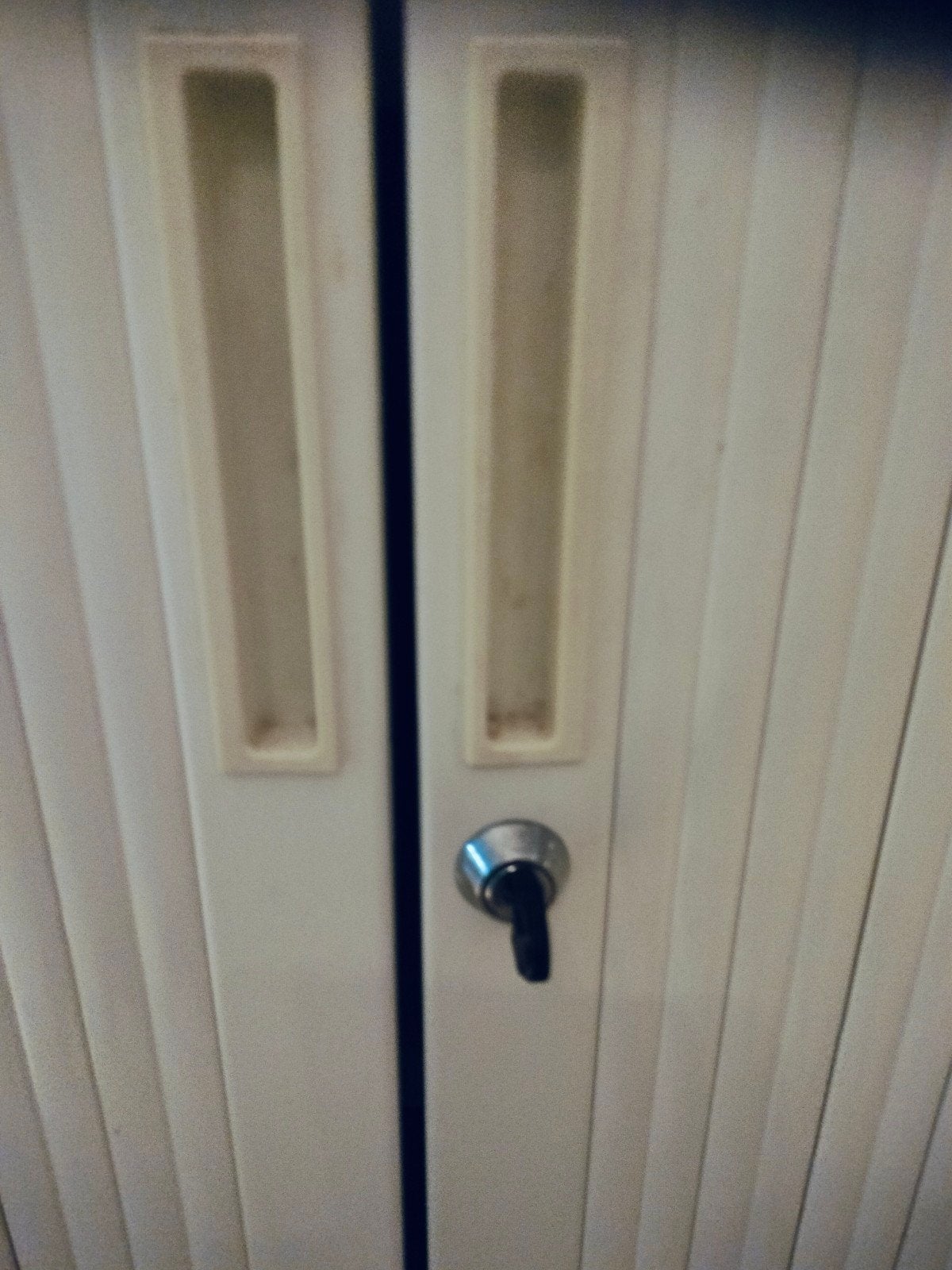 Witte archiefkast met roldeur, Huis en Inrichting, Ophalen, Metaal