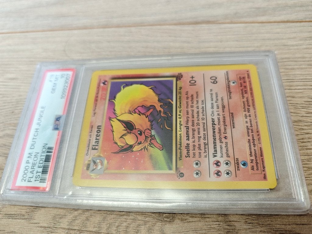 Flareon jungle 19 PSA 10 nederlands, Enlèvement ou Envoi