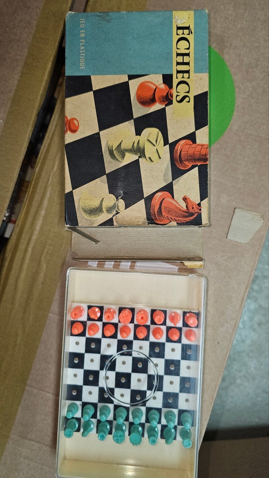 Jeu échecs vintage schaakspel, Enlèvement