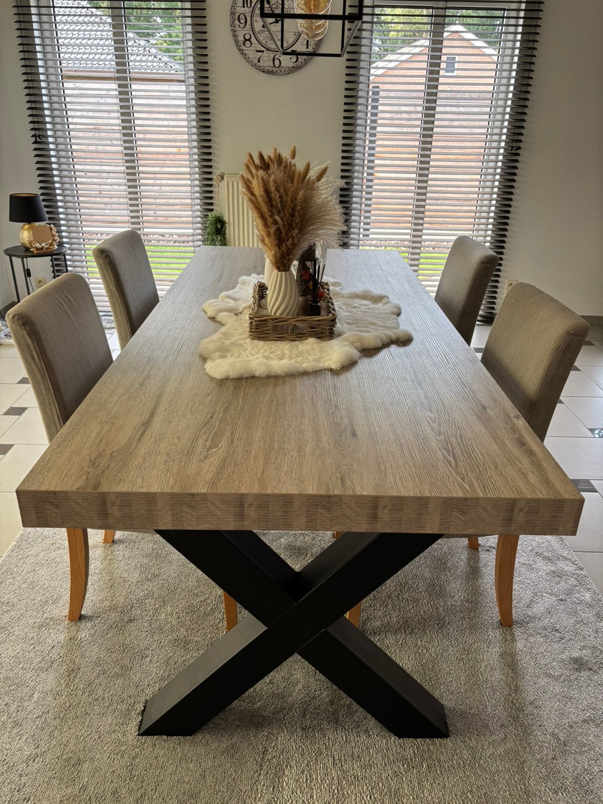 Eettafel 226x100, Ophalen, Zo goed als nieuw