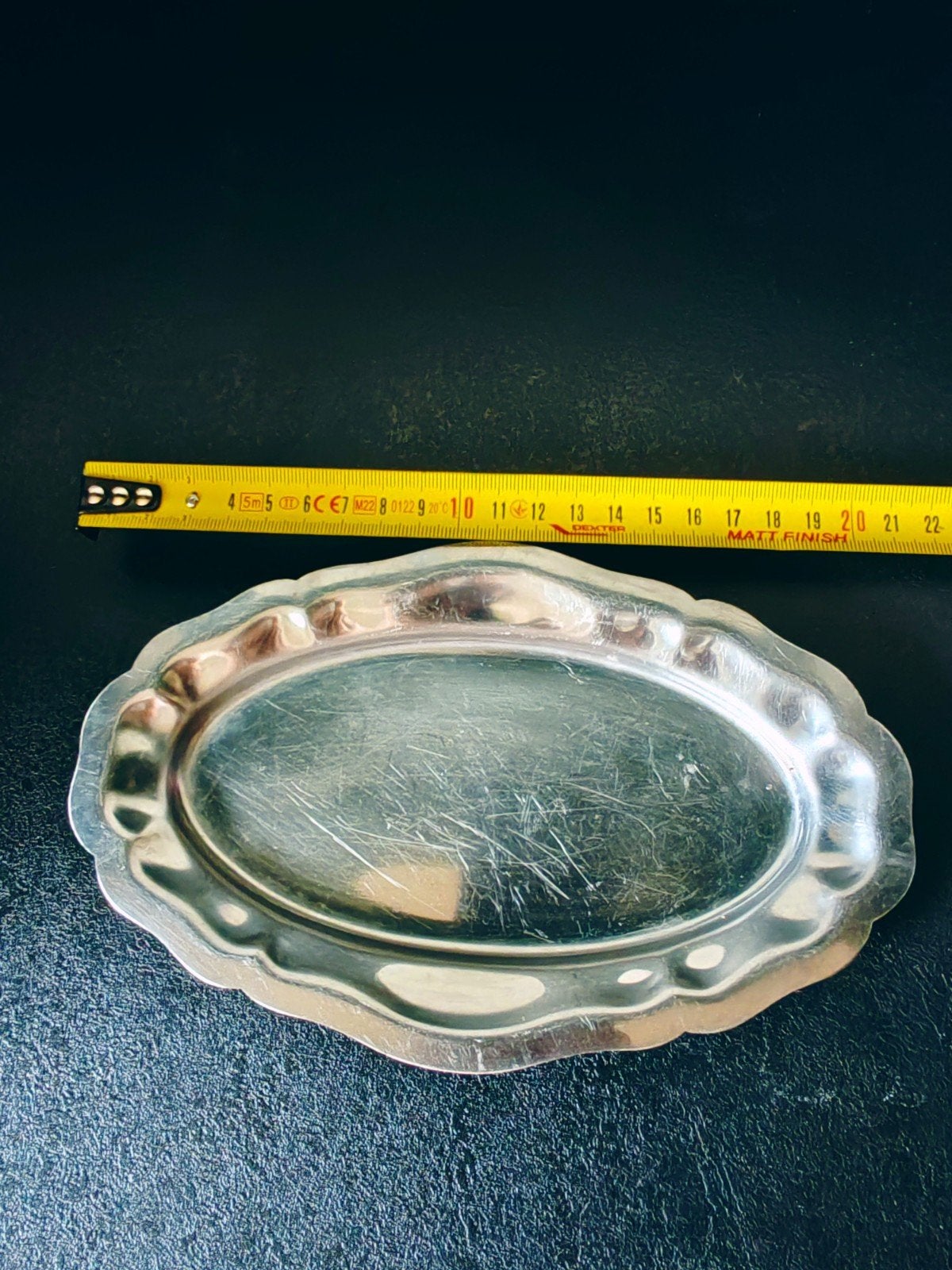 Rare petit plat vintage Ovale style régence 20 cm, Maison & Meubles, Accessoires pour la Maison | Plateaux, Enlèvement ou Envoi