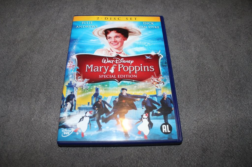 DVD Mary Poppins, Gebruikt, Alle leeftijden, Science Fiction en Fantasy, Ophalen of Verzenden