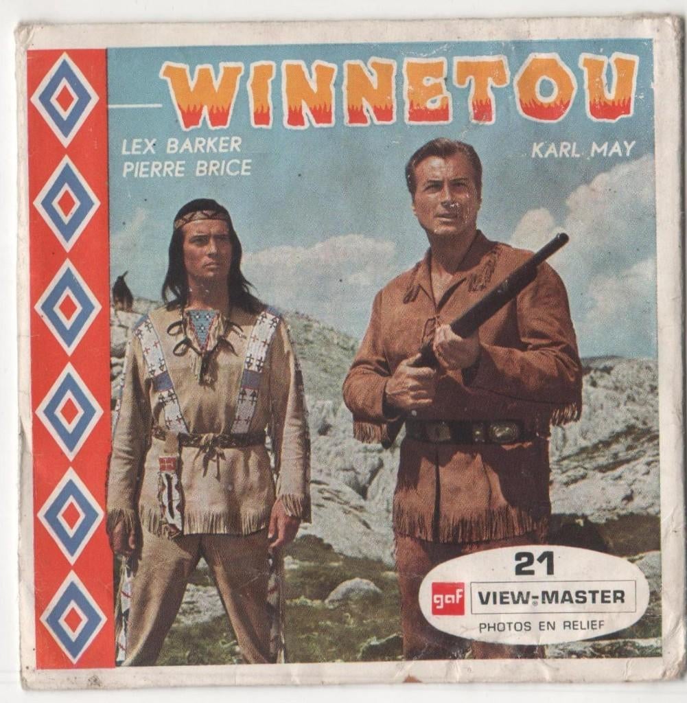 View-master Winnetou B 731 Livret en français, Enlèvement ou Envoi
