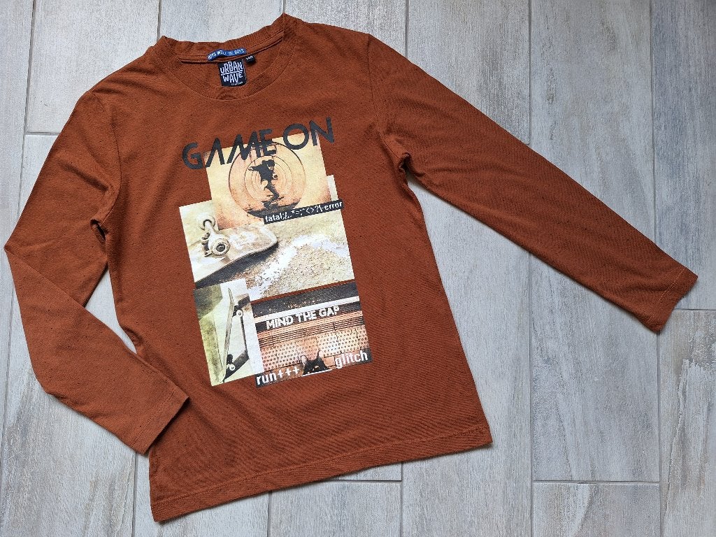 ★ M140 - Nieuwe longsleeve, Kinderen en Baby's, Kinderkleding | Maat 140, Ophalen of Verzenden, Nieuw, Jongen, Shirt of Longsleeve